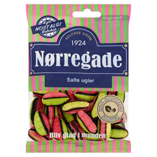 Nørregade Salte Ugler 100/125 gram 